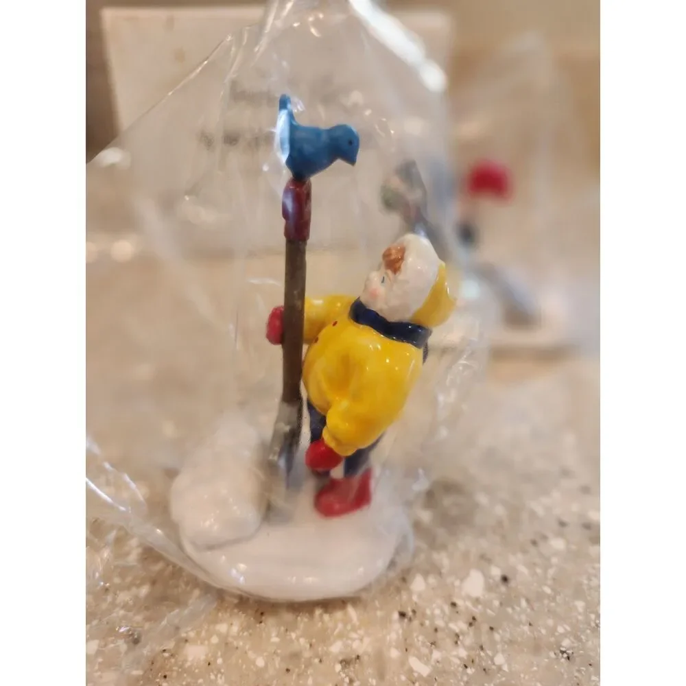 Department 56 Original Snow Village A Heavy Snowfall Set. In Orig Packaging!